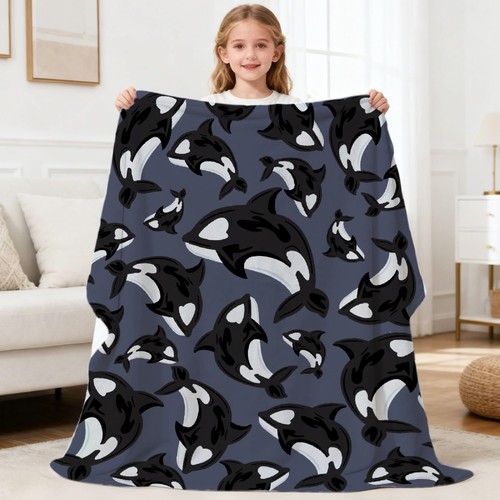 Orca blanket - orca, soft