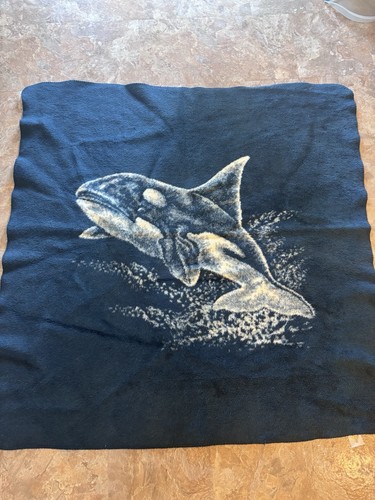Vtg earthragz orca blanket - vtg,