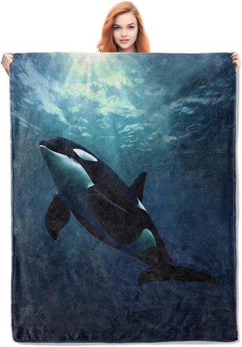 Orca blanket gifts for adults - blanket,